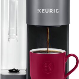Keurig K-Supreme Single Serve K-Cup Pod Coffee Maker, MultiStream Technology, 4 Brew Sizes, 66oz Dual-Position Removable Reservoir, Gray